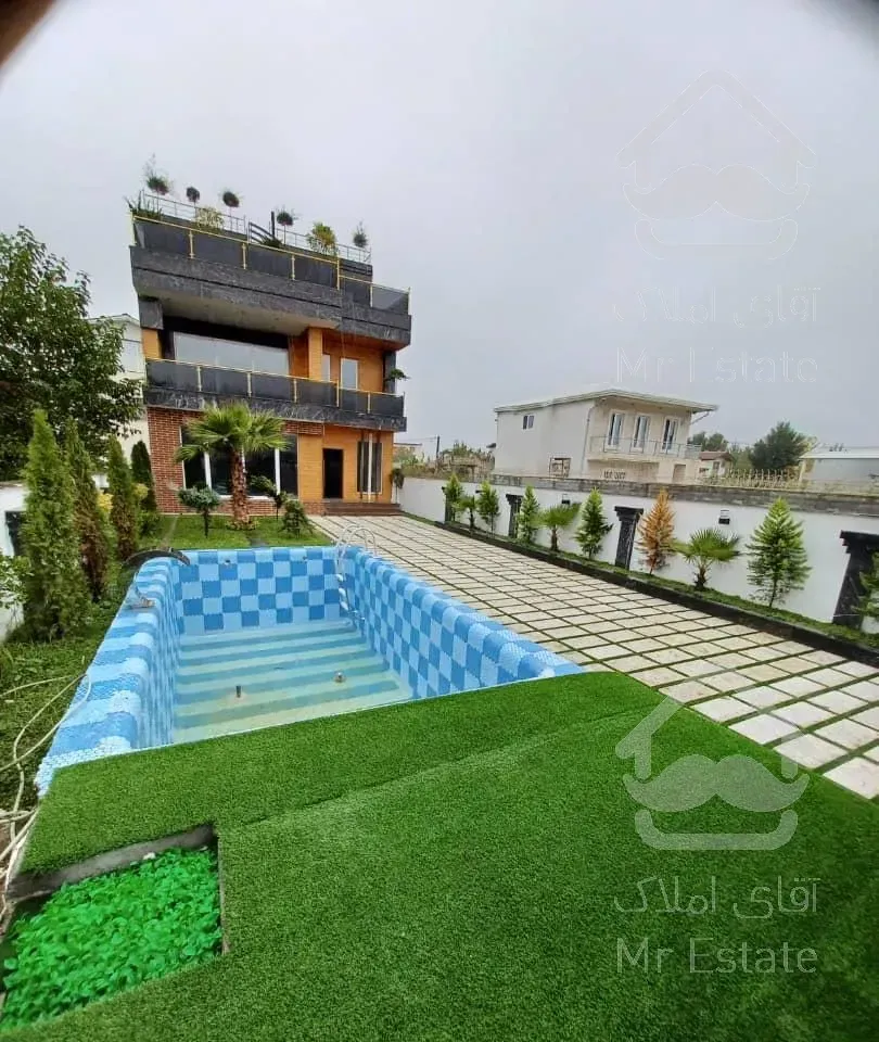 ویلا باغ 350متر زمین 500متر بنا با روف گاردن