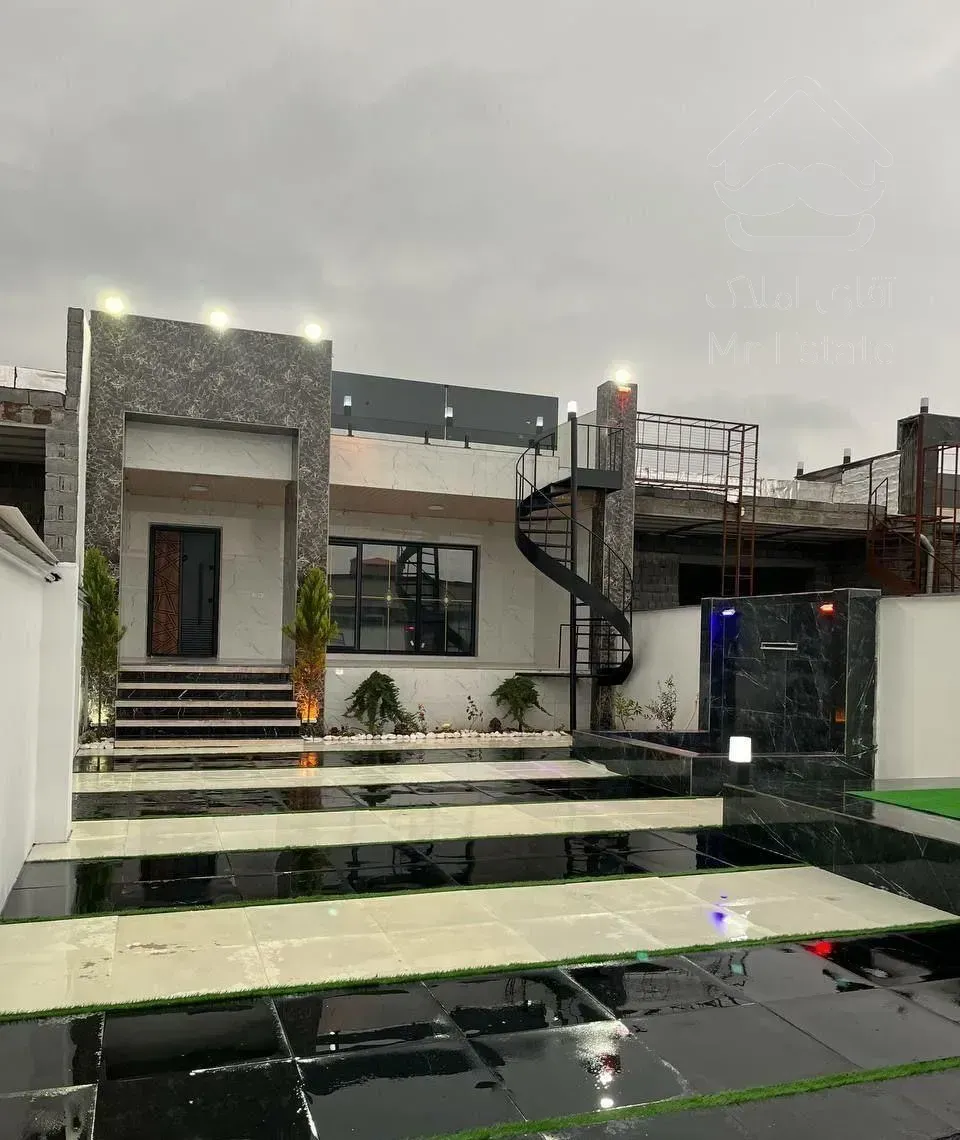 ویلا باغچه روف‌دار 210 متری شهرکی سند تک‌برگ