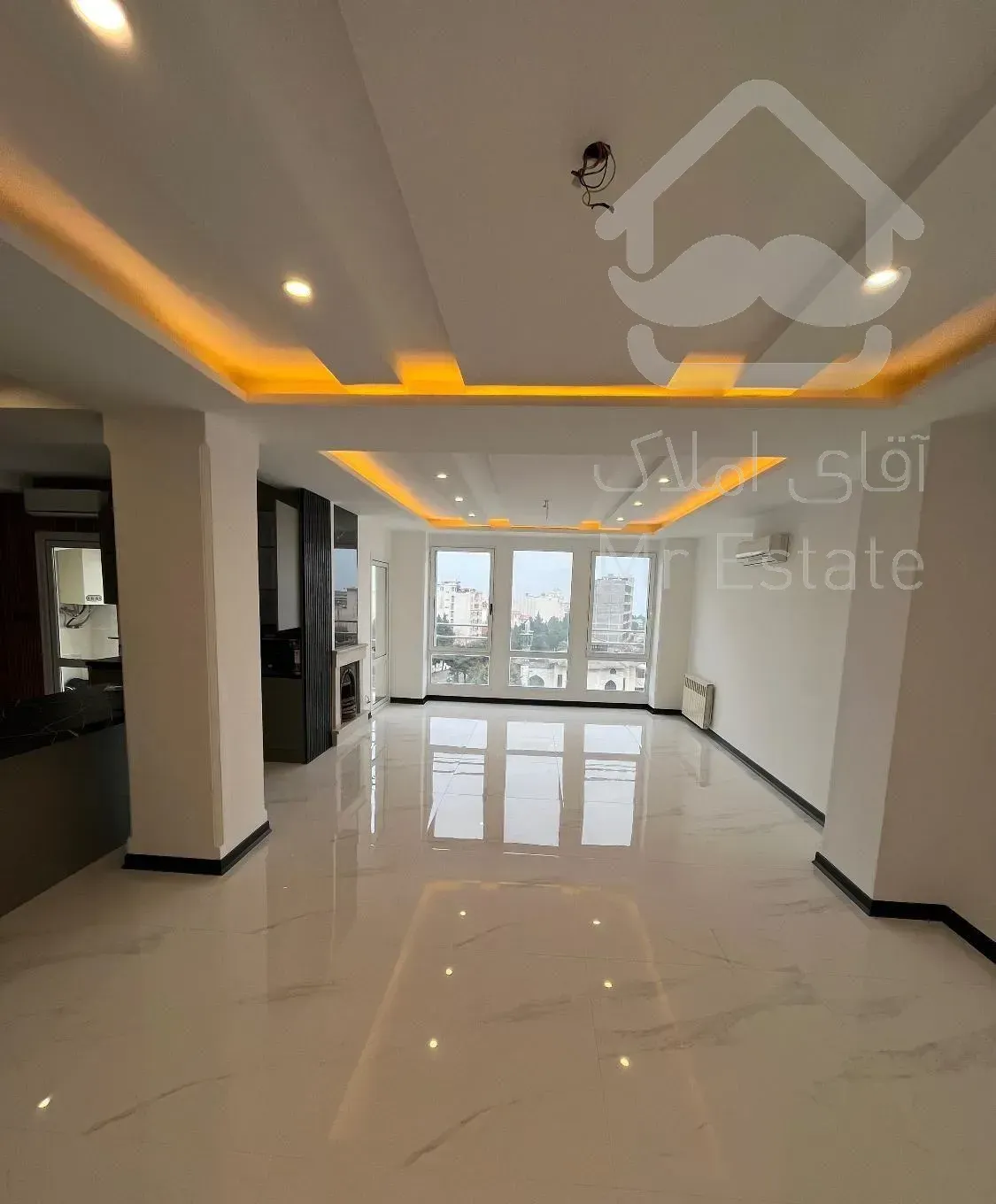 لوکسترین آپارتمان ۱۳۰ م بر اصلی بلوار طالقانی