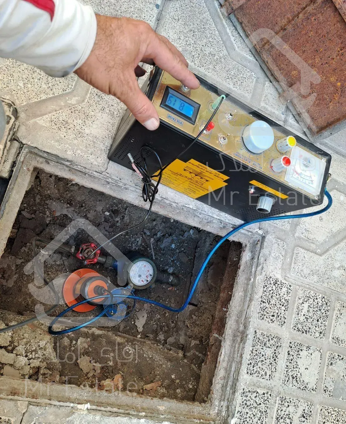 تشخیص ترکیدگی لوله بادستگاه فوق پیشرفته آلمانی