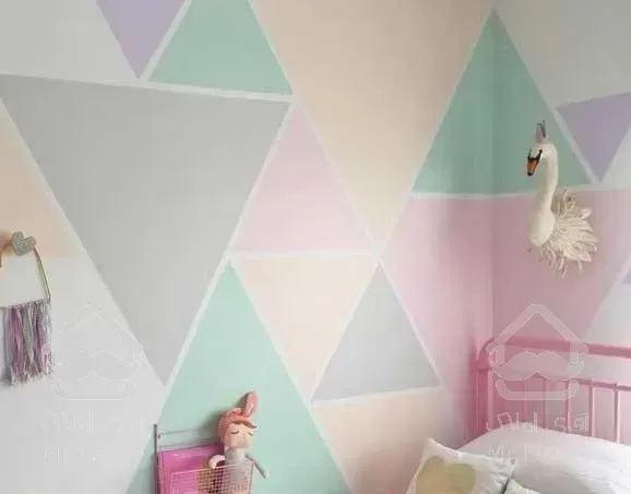 نقاشی ساختمان و لکه گیری