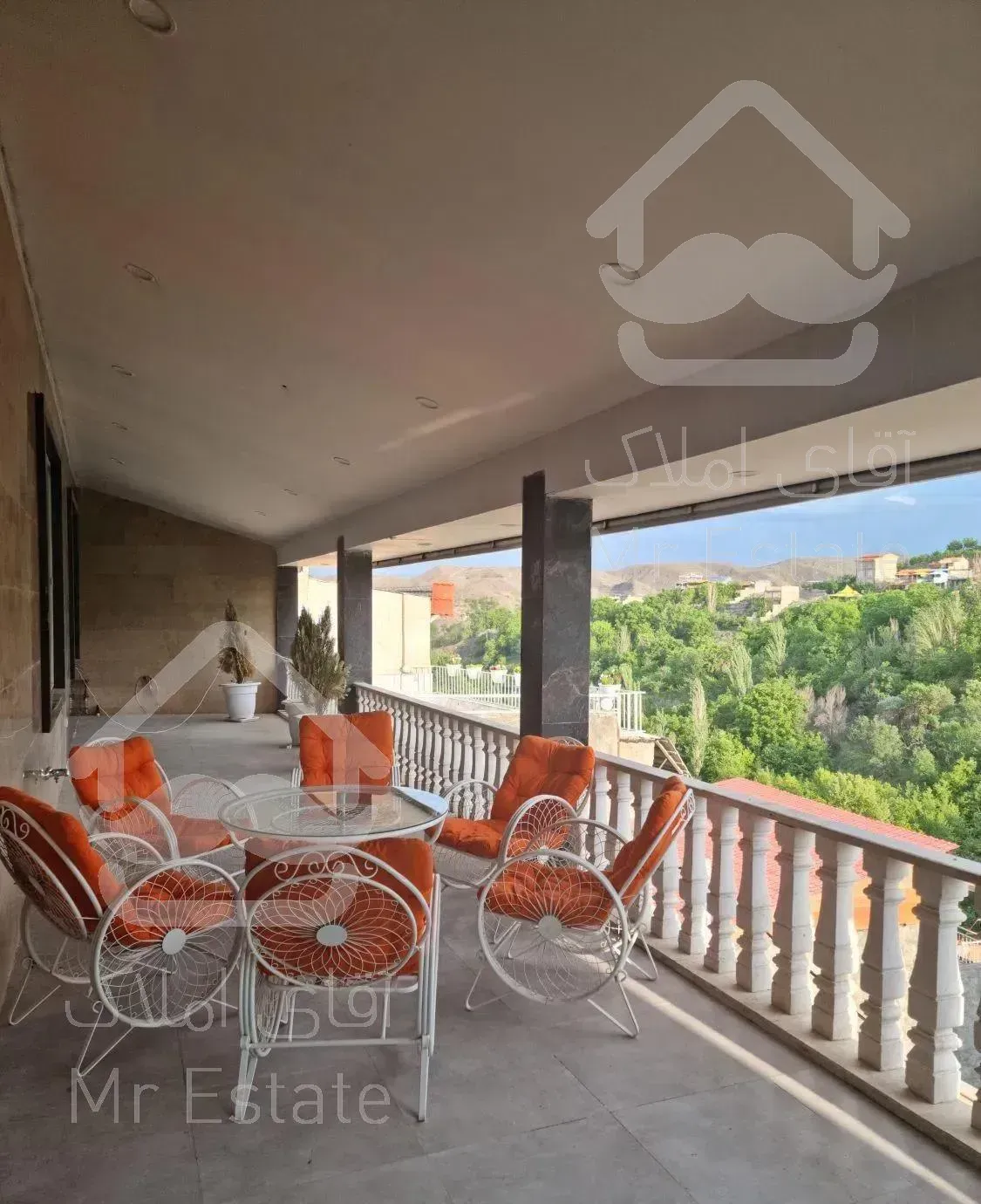 سوییت ویلایی تراس دار رو ب منظره در شاندیز