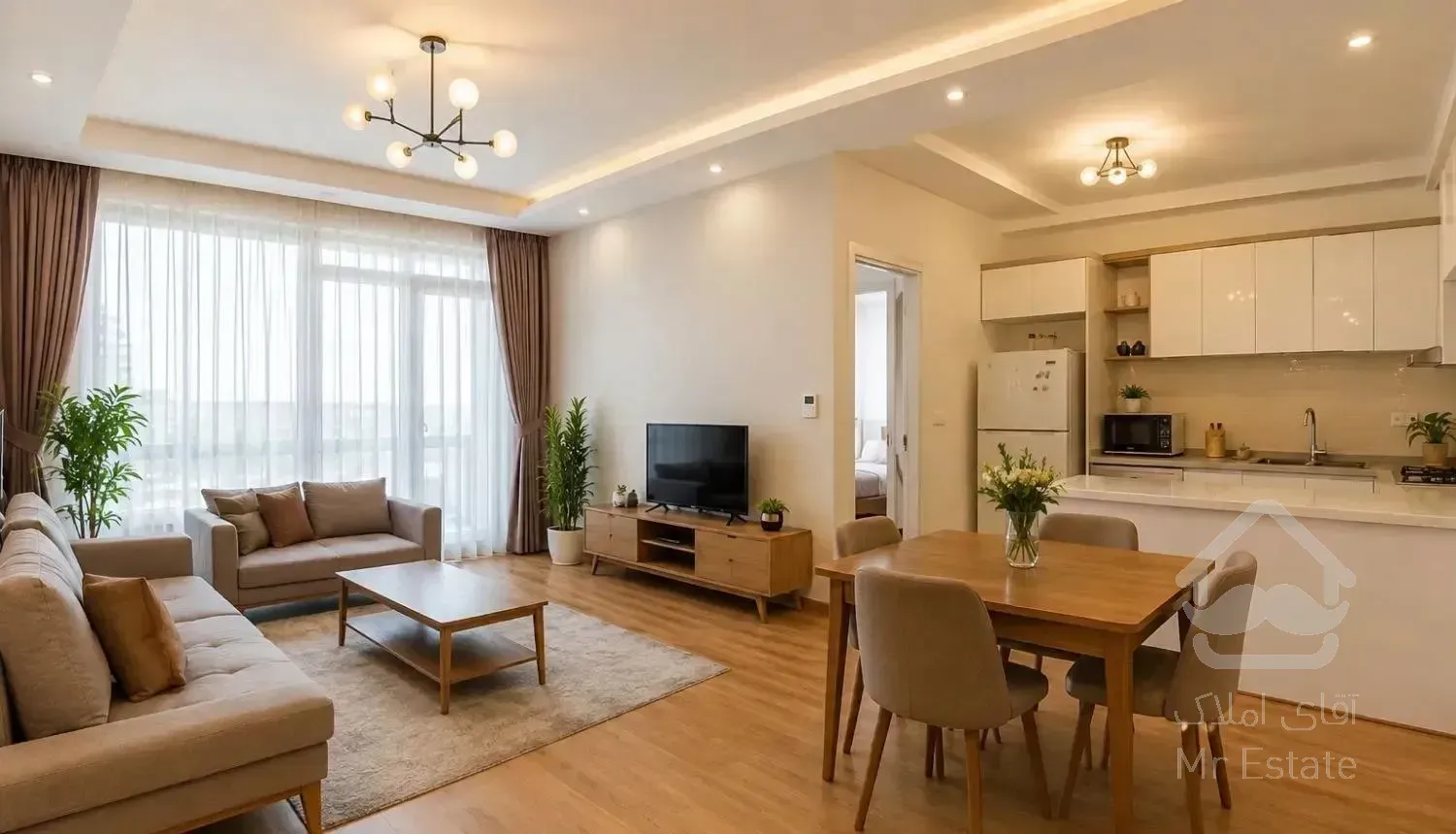 ۷۳متر ۲خواب شاهین شمالی