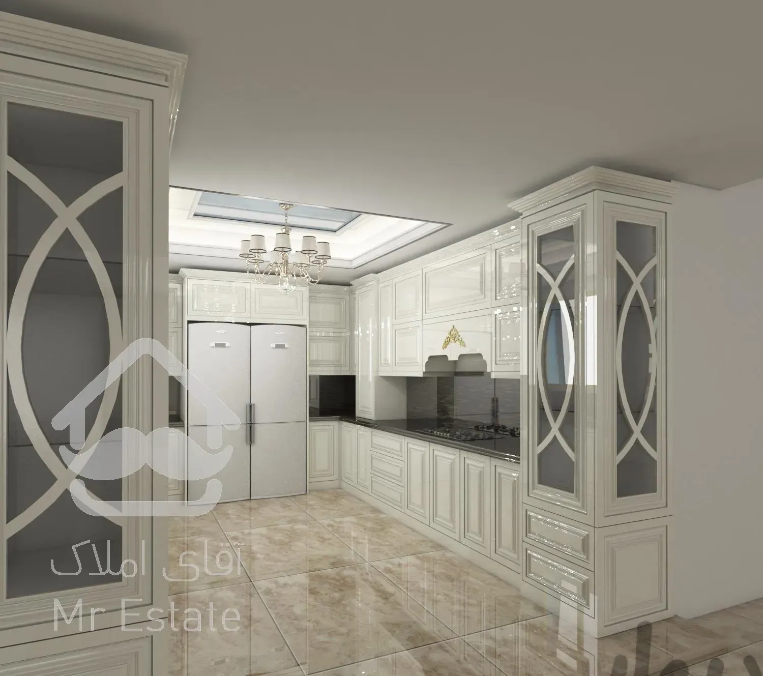 طراحی دکوراسیون داخلی،کابینت و کمددیواری (3Ds Max)