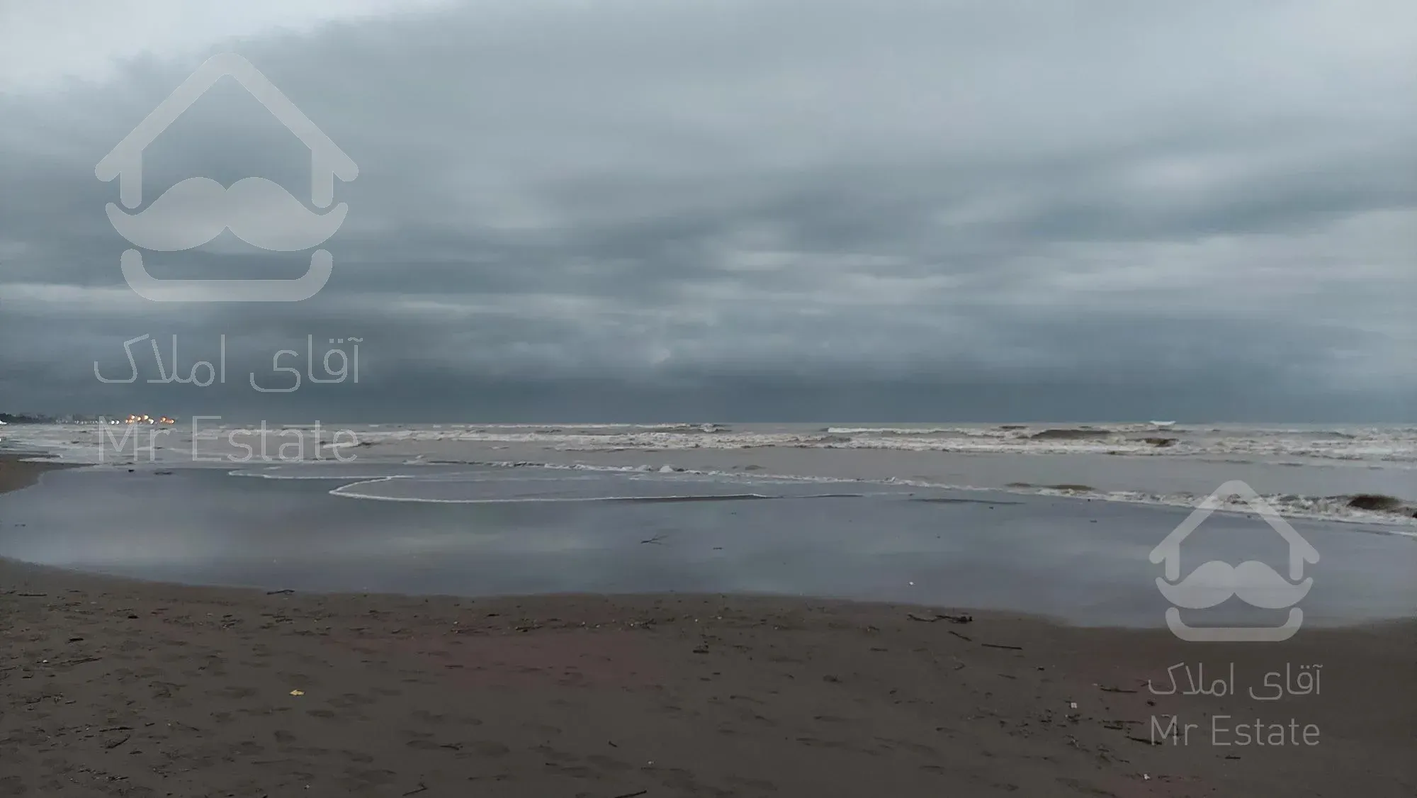 ۷۵۰۰ متر زمین جاده به دریا