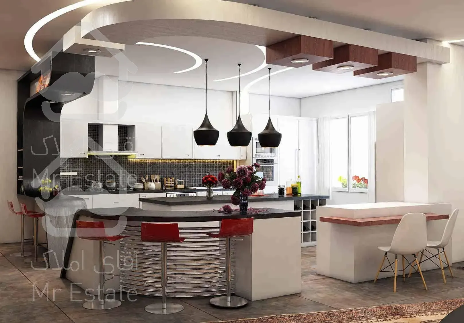 ۱۵۰متر سه خواب خوش نقشه غرب