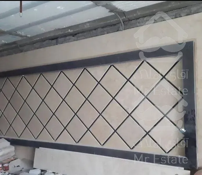 سنگ کاری نما رومی استخر شنا پله داخلی سرویس ها