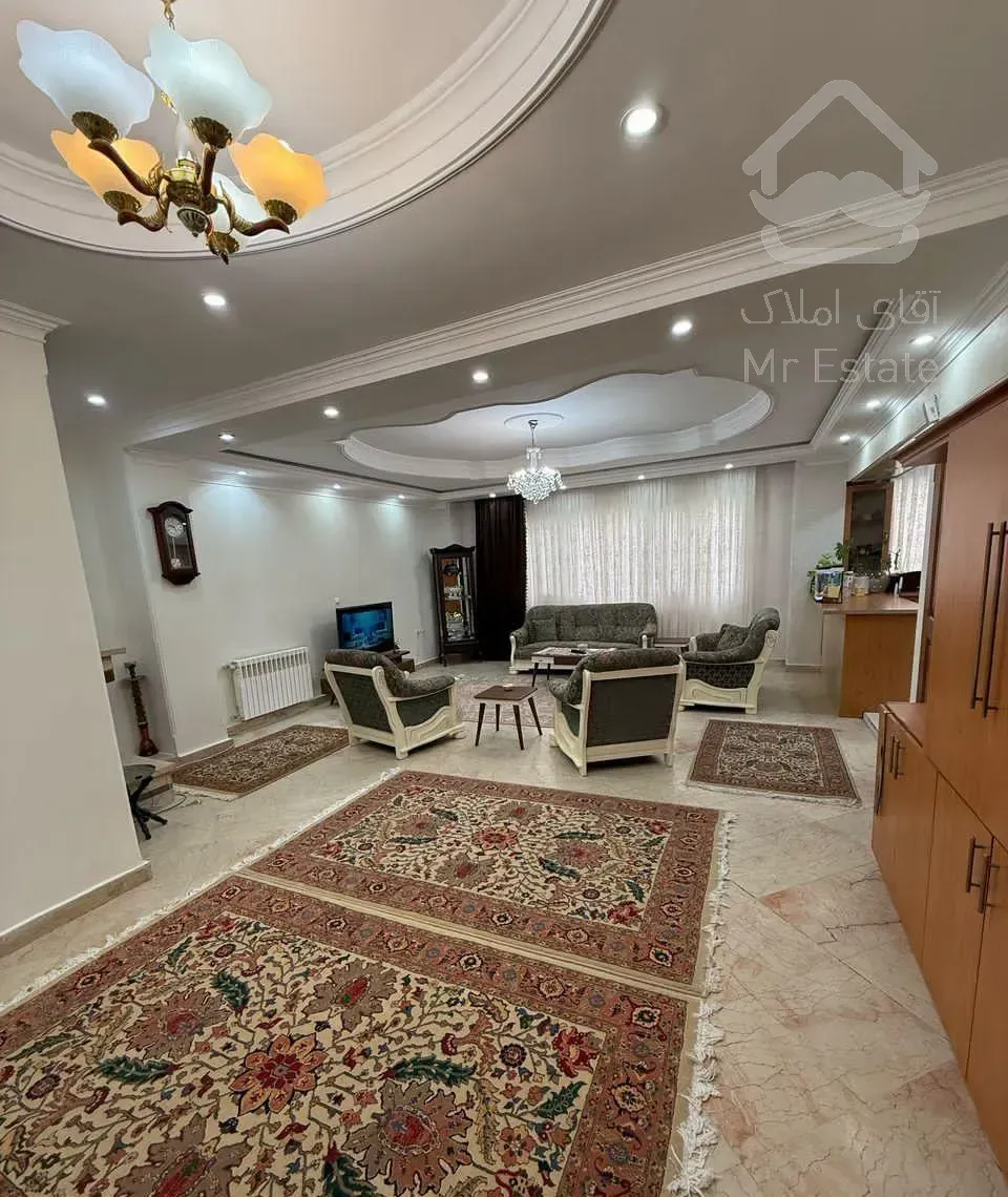 ۱۷۵ متر ۳ خواب خوش نقشه پرده خور صادقیه