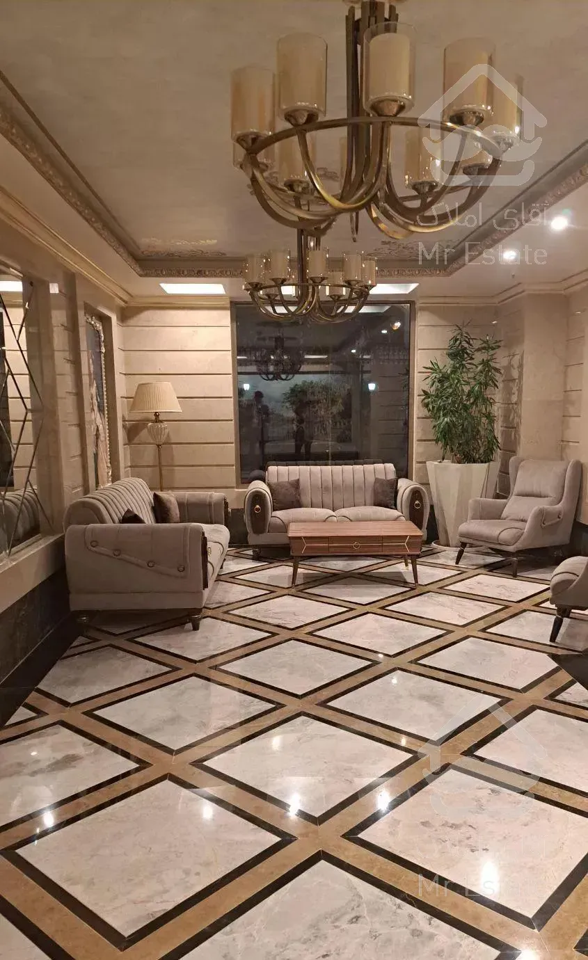 ۱۱۸متر دو خواب سالن پرده خور