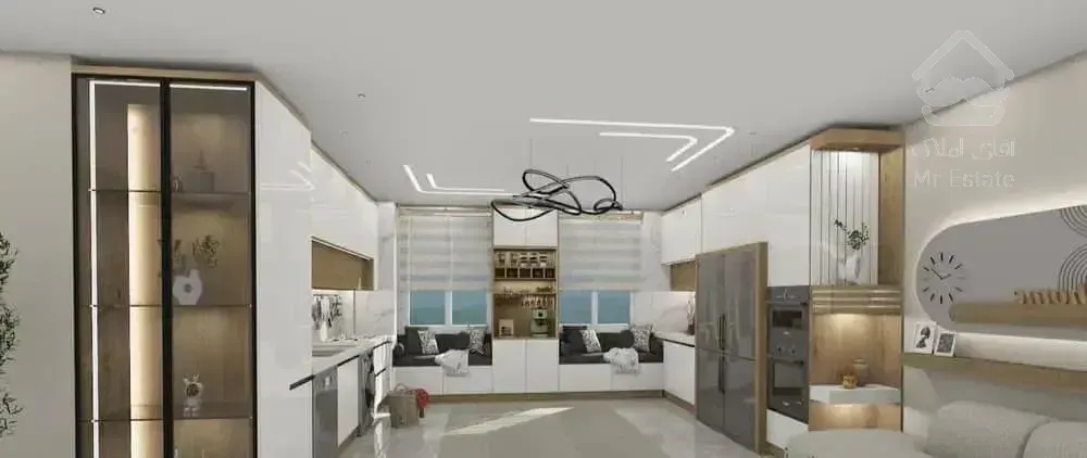 57 متر نوساز / فول نصبیات . سالن نور گیر مستقیم