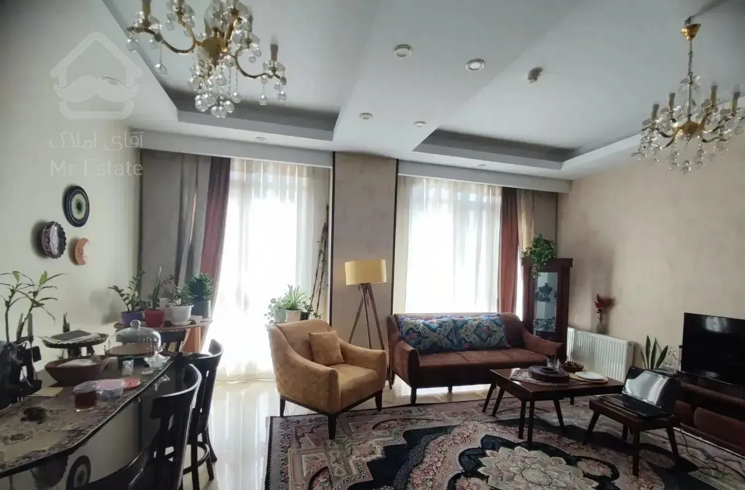 ۸۸ متر ۲ خواب فول دو نبش نقشه بی نظیر