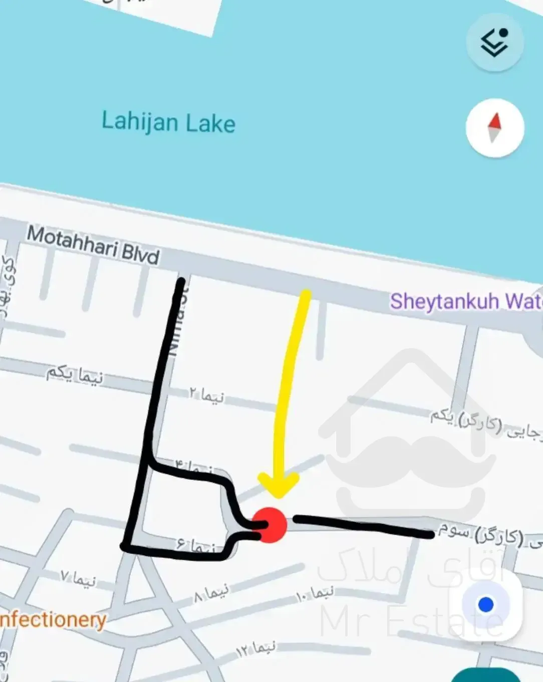 ۷۰ متری شیک رجایی(چند قدمی استخر)