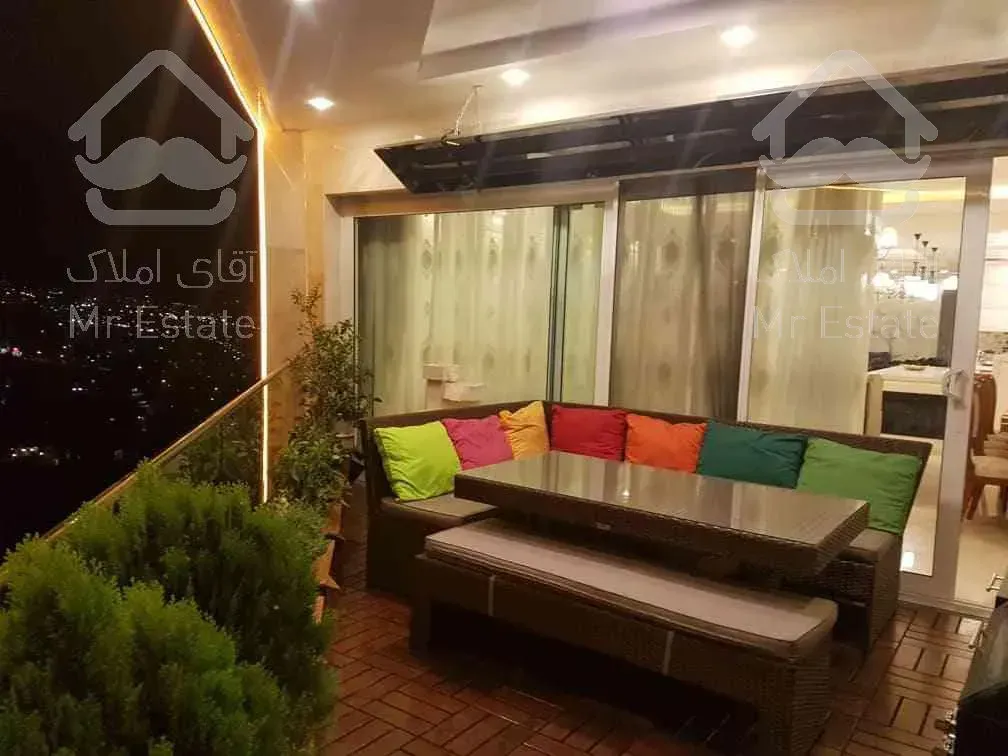 آپارتمان ۲۵۰متر اجودانیه ۳خواب نوساز تراس بزرگ ویو ابدی چشم انداز