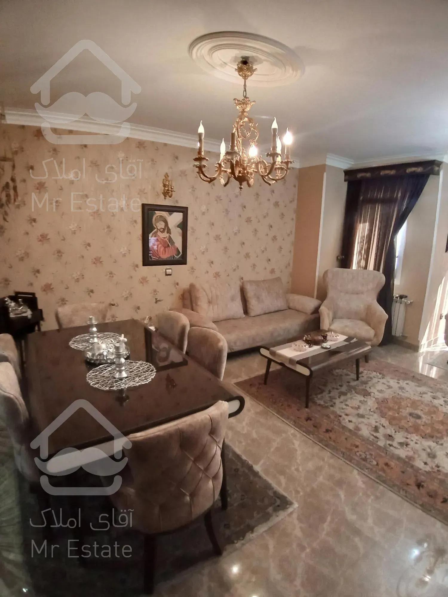 94متر 2خواب*رو به آفتاب   فول بازسازی*ایت الله کاشانی