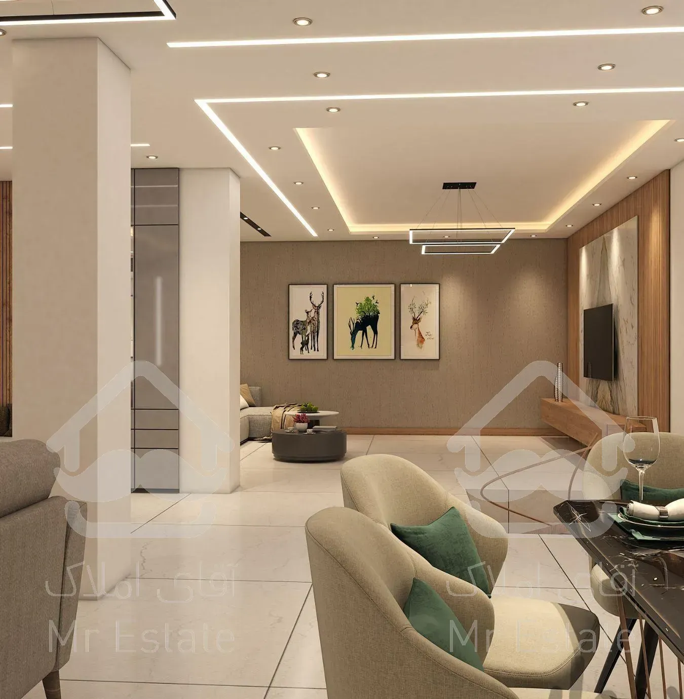 اجرای سقف کاذب کناف کلیک آذران پلاستیک