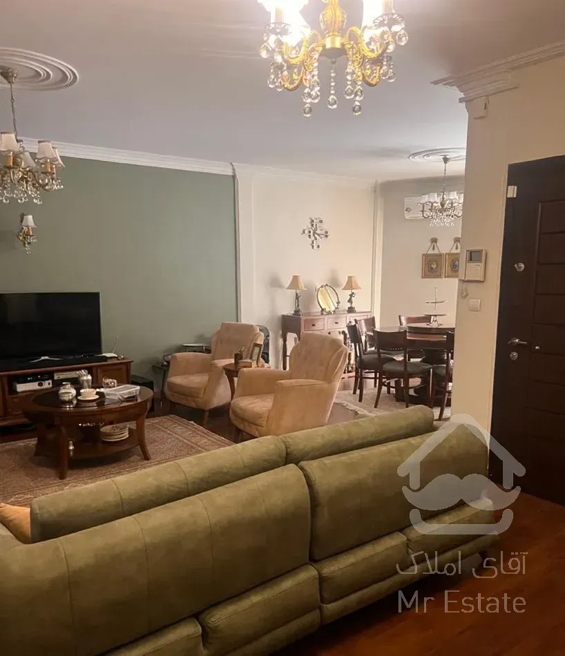 فروش آپارتمان ۱۰۴ متری ۲ خوابه طبقه ۱ در قبا