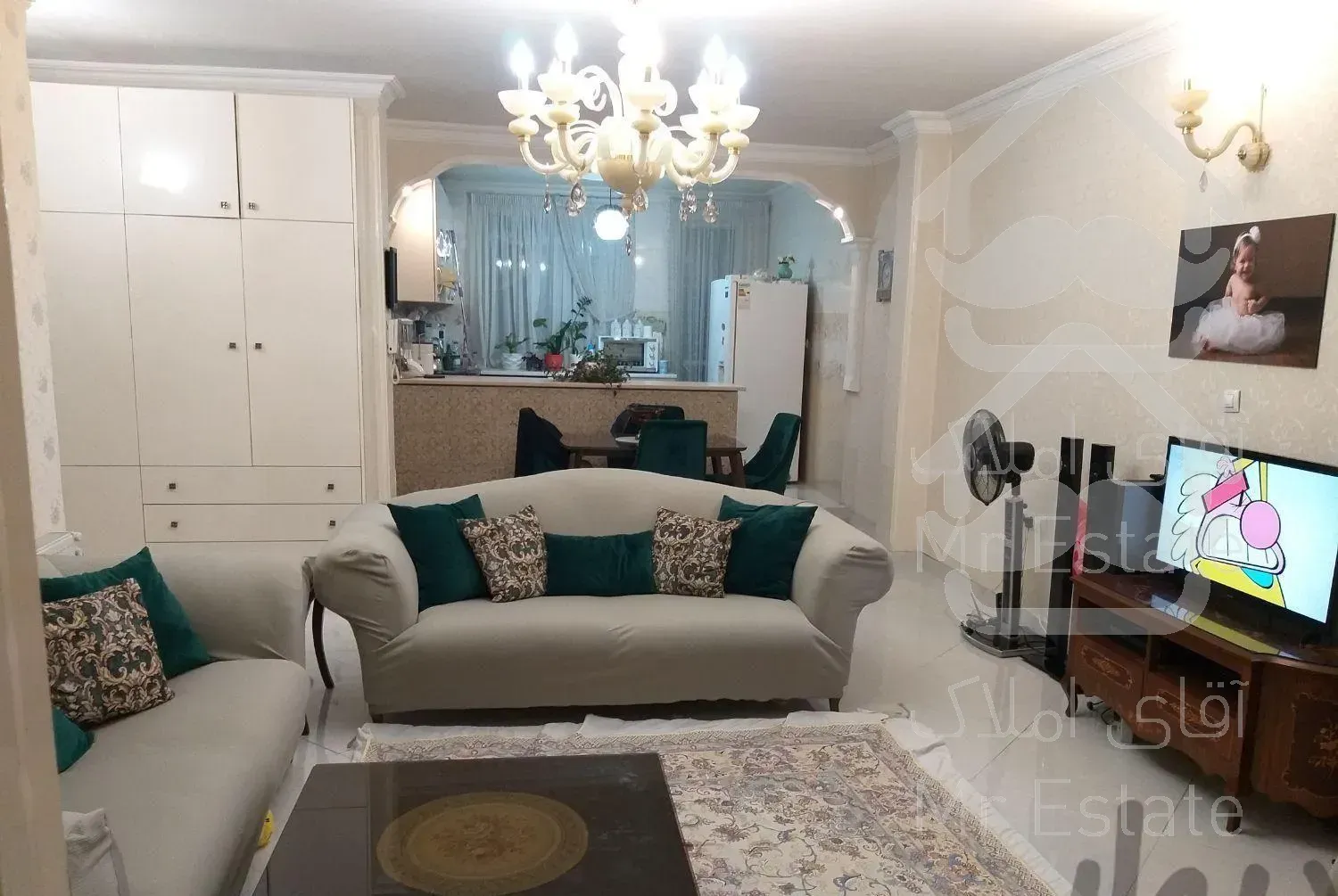 آپارتمان ۶۵ متر یک خواب بازسازی شده