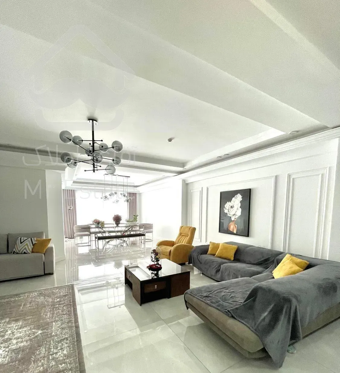 آجودانیه ۱۲۸متر ۲خ/استخرسوناویو تمام مشجر/۲پارکینگ