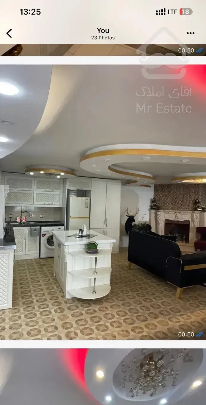 اجاره با مالک ۱۰۰ متر طبقه اول مبله  جکوزی دار