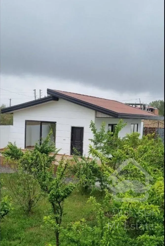 روبروی دریاکنار جاده اجاکسر۱۲۰۰متر ویلا باغ نوساز