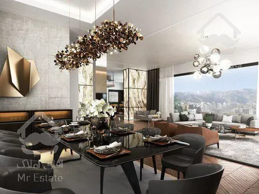 خرید آپارتمان 200 متری جمشیدیه متریال برند