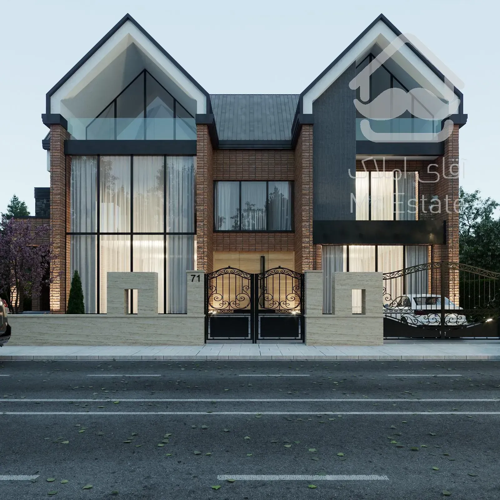 بازسازی نما استودیو معماری فام