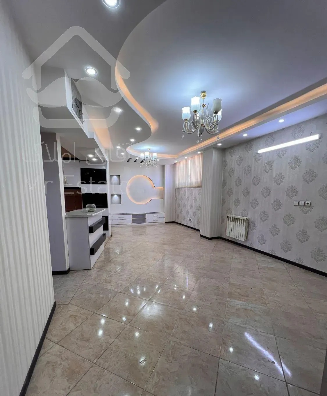 آپارتمان ۷۵ متری دو خواب کوچه درختی