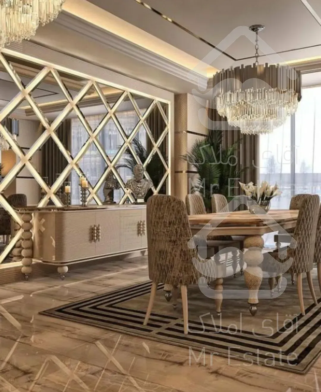 برج کم واحد واعیانی ۲۳۶ متری /مشاعات آبی/روف گاردن/سازه حاج رحیم قربانی