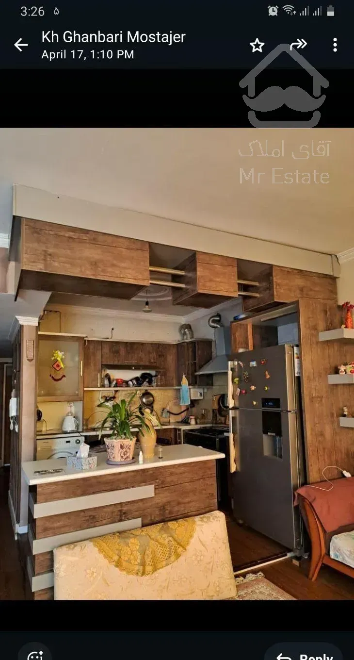 فروش آپارتمان ۸۵ متری ۲ خوابه طبقه ۲ در ملک‌شهر