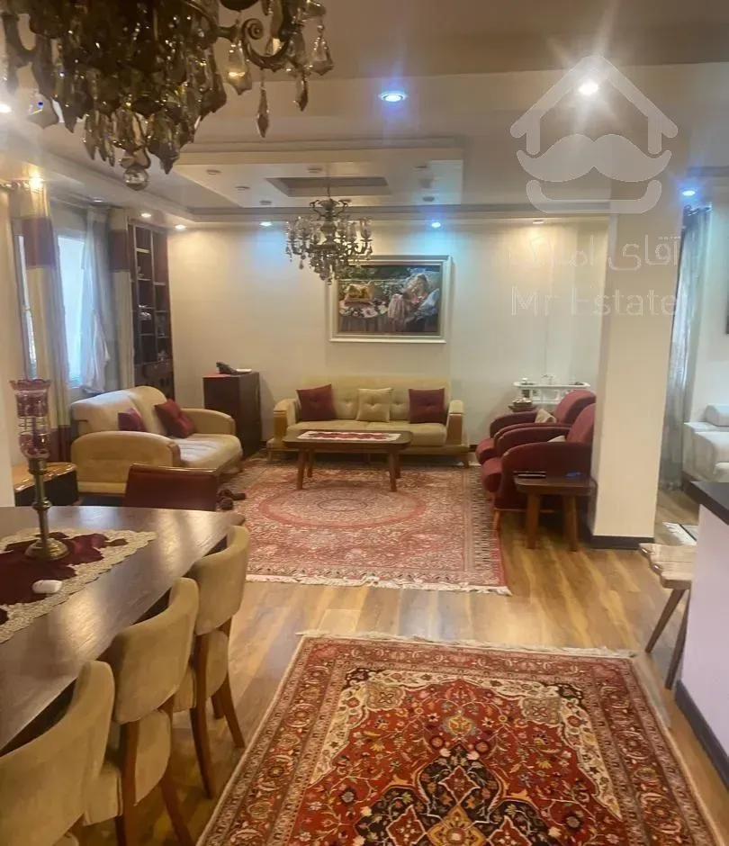 فروش آپارتمان ۱۳۷ متری ۲ خوابه همکف در صادقیه