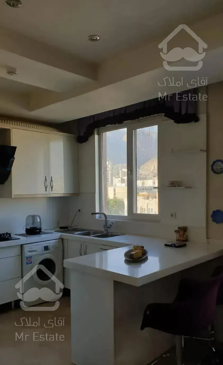 ازگل ١١٠ متر برج باغ/تراس قابل چیدمان/طبقه٩