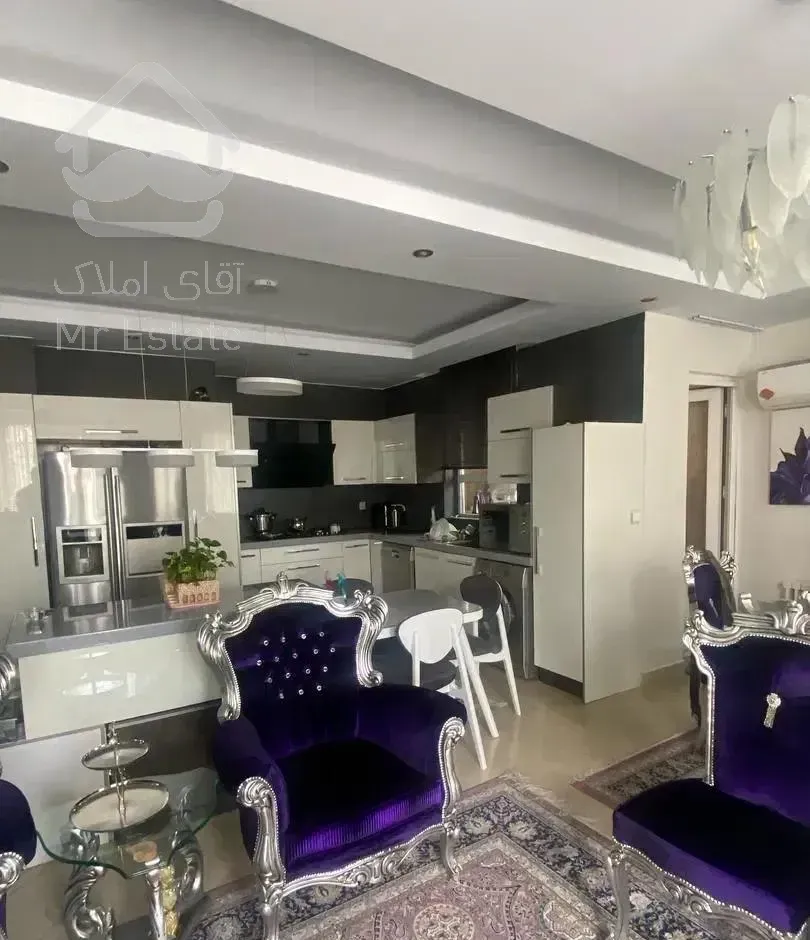 آپارتمان ۱۰۰ متری سندتگ برگ ویو ابدی سالن پرده خور