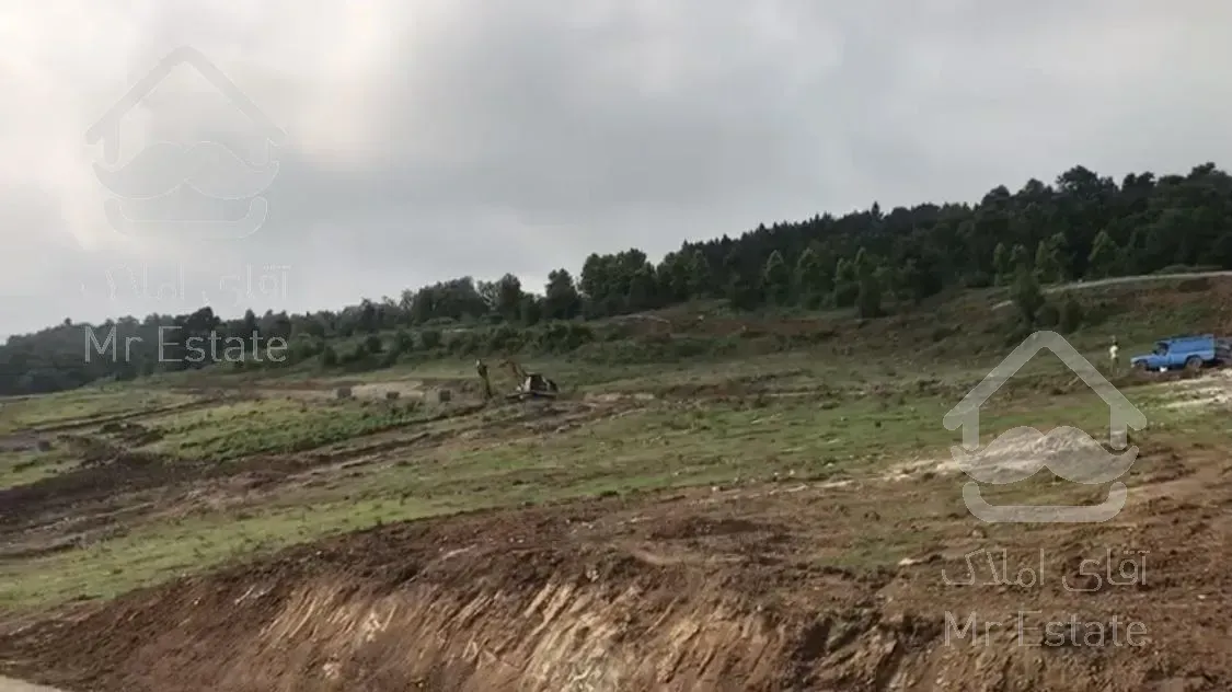 زمین شهرکی در چالوس با ویوی دریا و جنگل