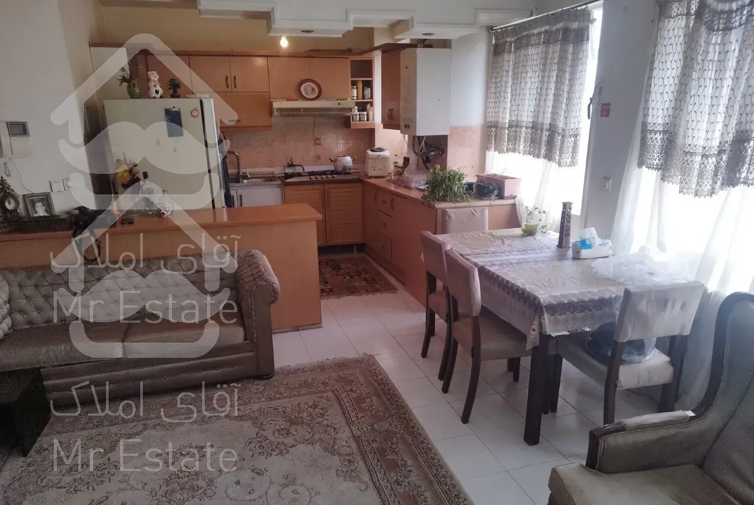 شهرک نفت ۷۵ متر دو خواب فول مبله(شایان)