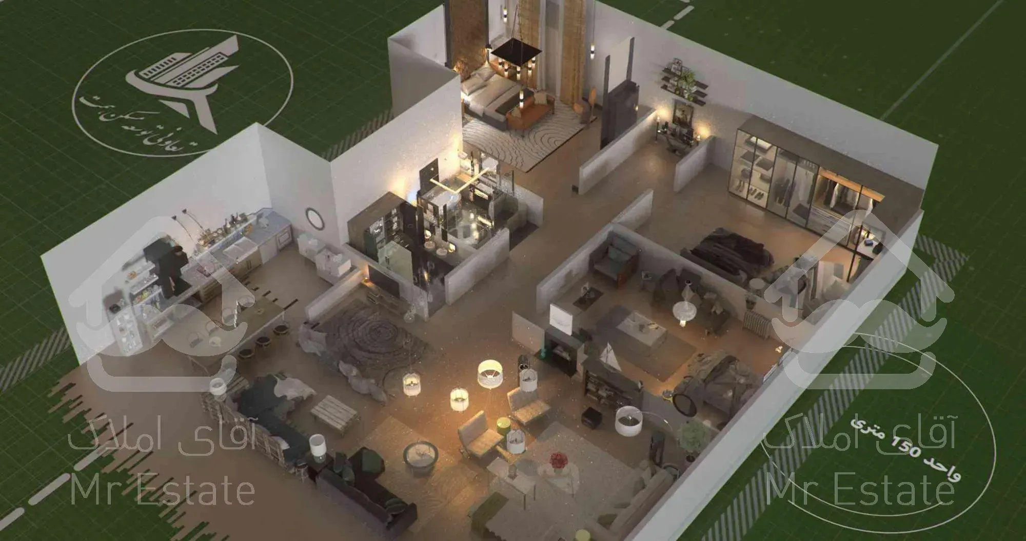 فروش واحد ۱۳۰ متر کاملا اقساط و شرایط