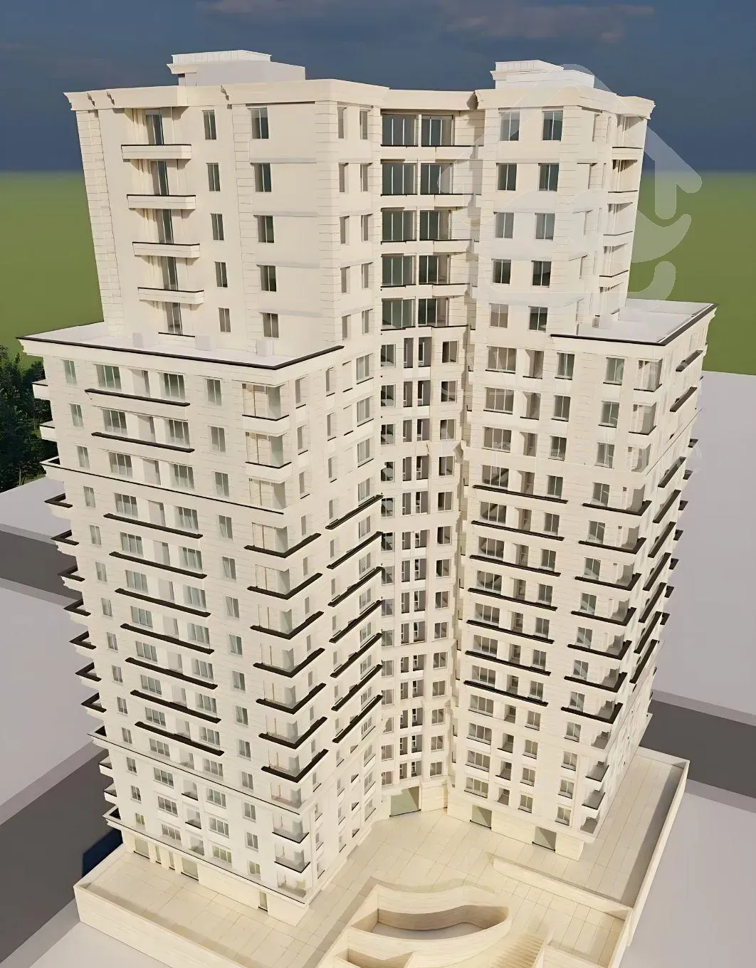 آپارتمان 100متری ۲ خوابه در شهرک خرازی