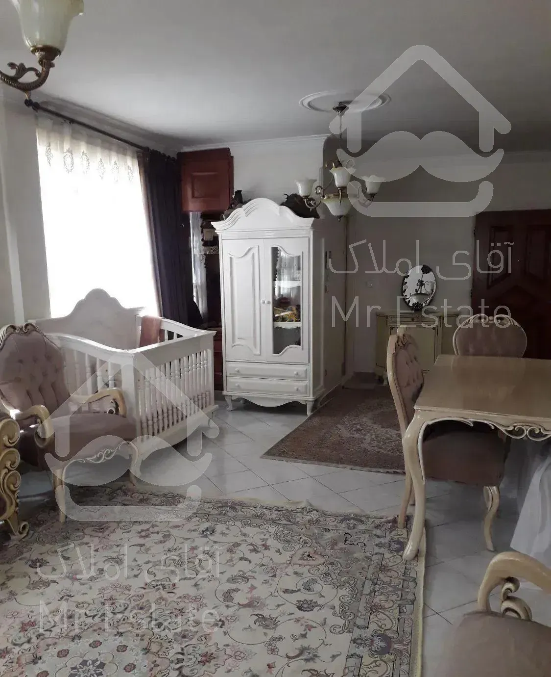 ۵۹متر ۱خواب تکواحدی فول سالن پرده خور