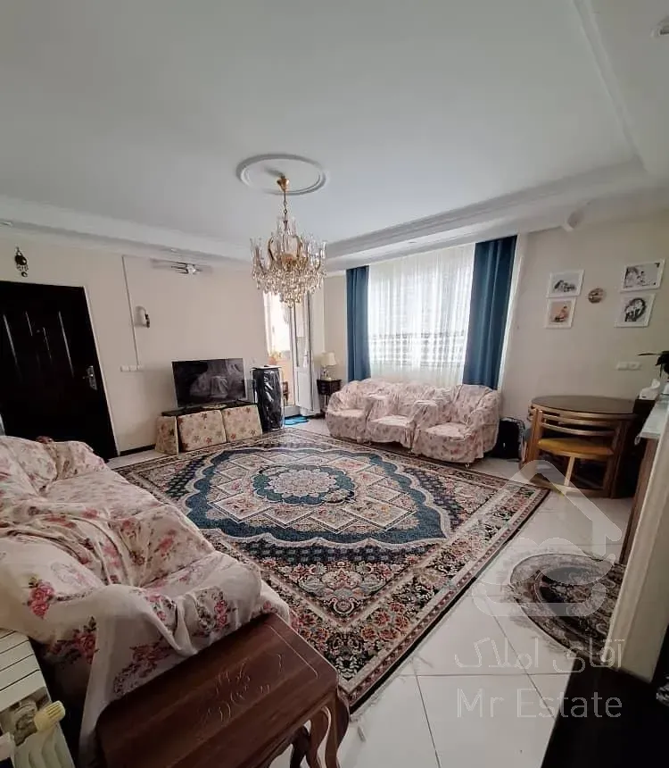 ۶۰مترتک خواب+فول امکانات+سالن پرده خور+مربع