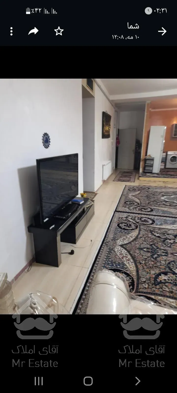 یک واحد اپارتمان ۱۱۰متری برخیابان اصلی..آسانسور و پکیج گرمایی