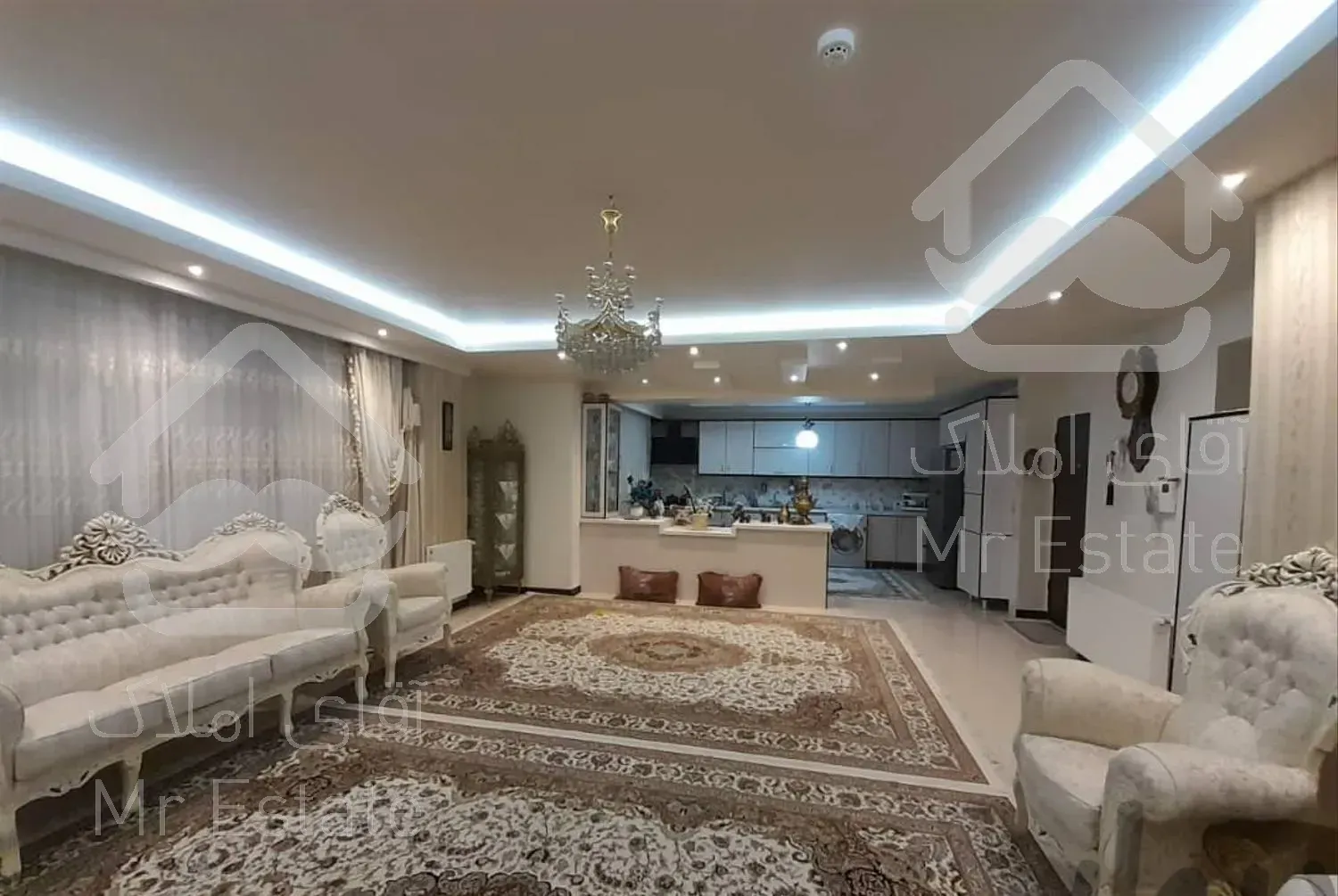 89متر/دوخواب/فول/غرق نور/خ سپه