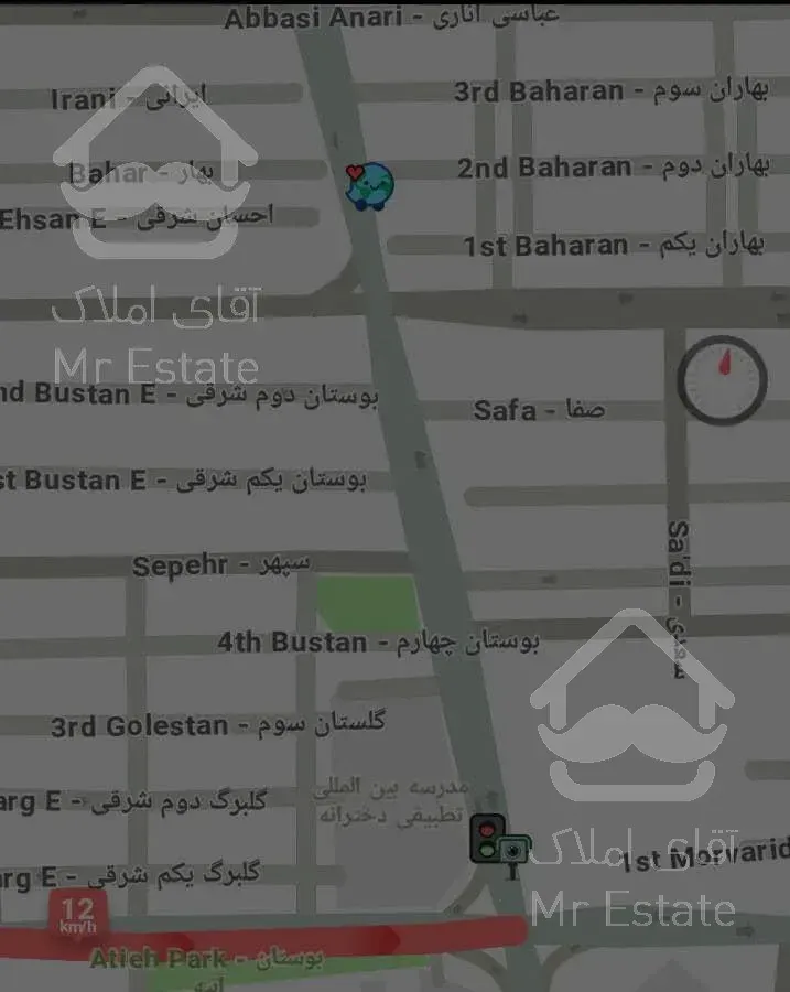 107 متر دوخوابه شهرک غرب