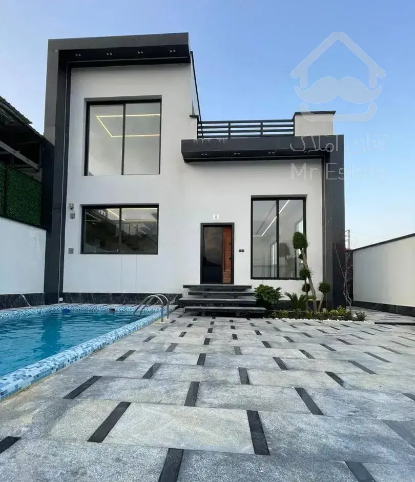 ویلای نوساز معماری مدرن . تنکابن . سنددار