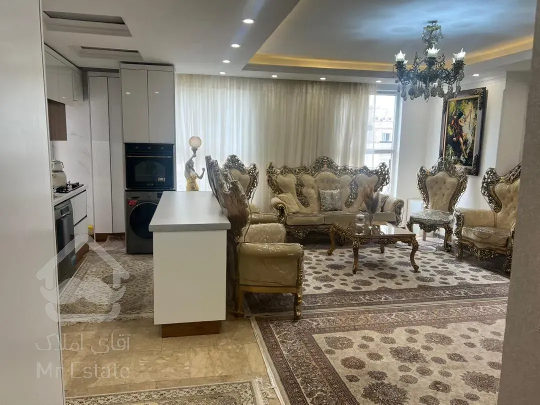 فروش ۸۵ متر ۲ خواب سالن ‌پرده خور جنت آباد شمالی