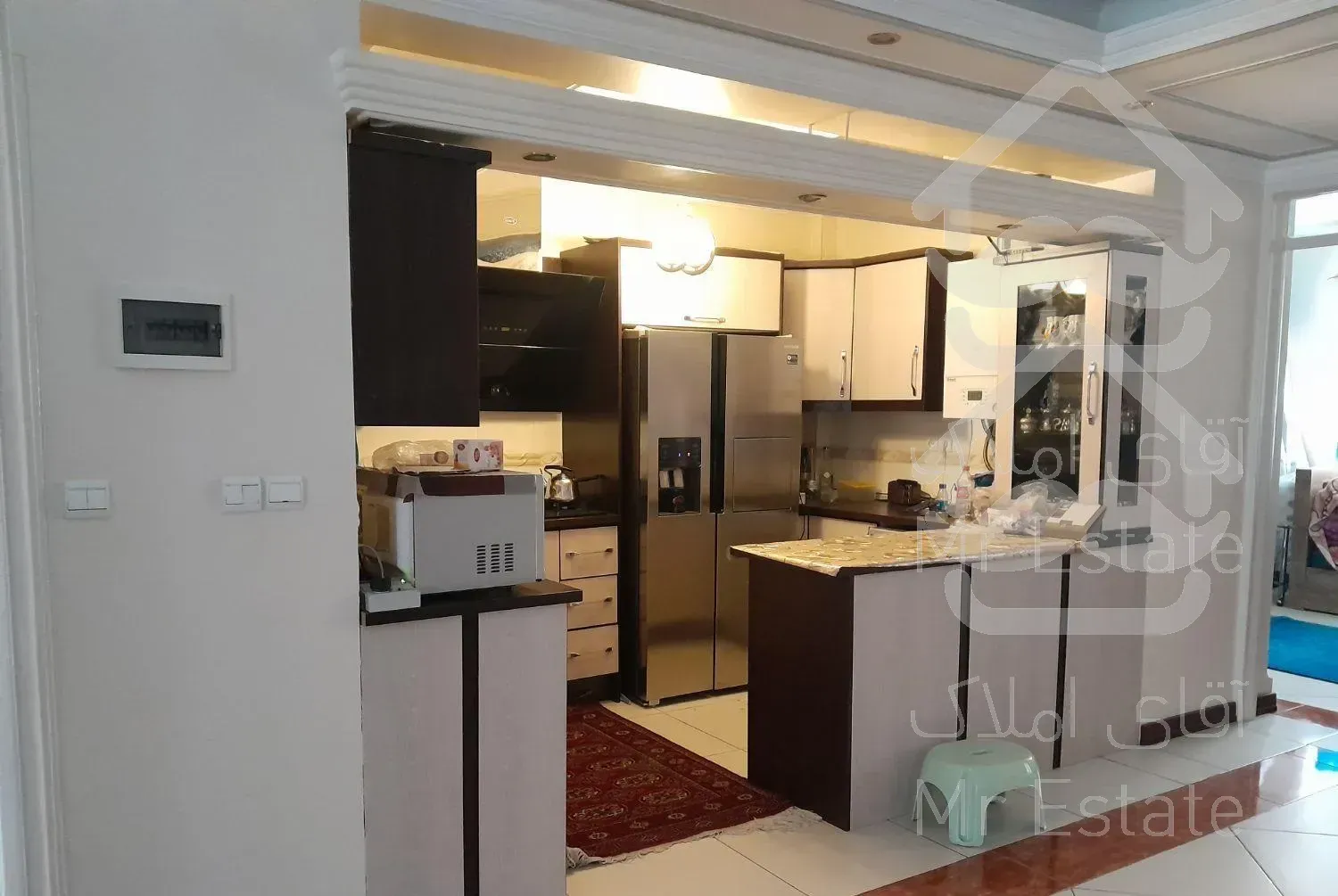 آپارتمان ۱۱۰ متر دوخواب شیک کابینت ام دی اف