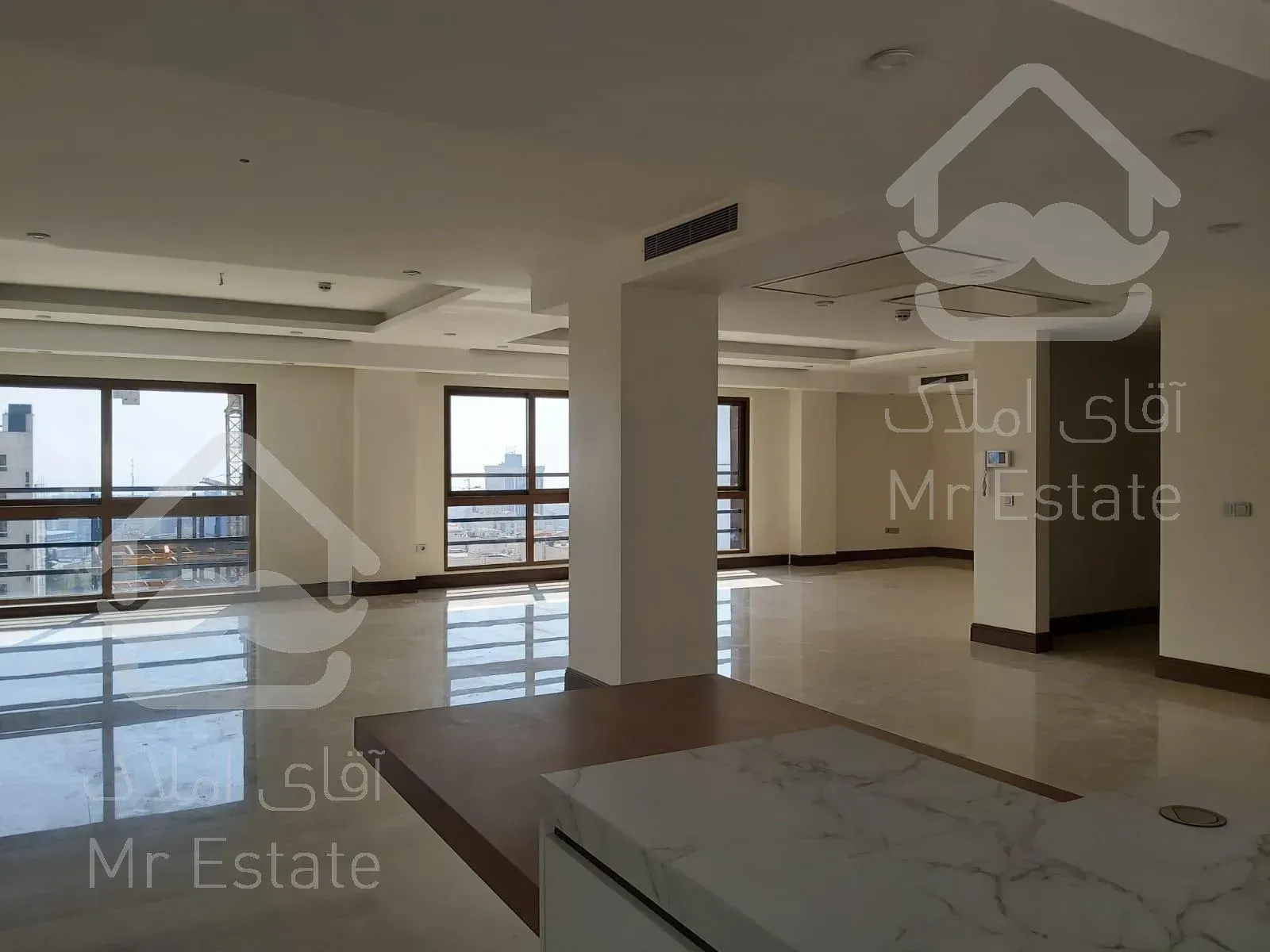 رهن و اجاره آپارتمان ۲۵۰ متری ۳ خوابه در اقدسیه