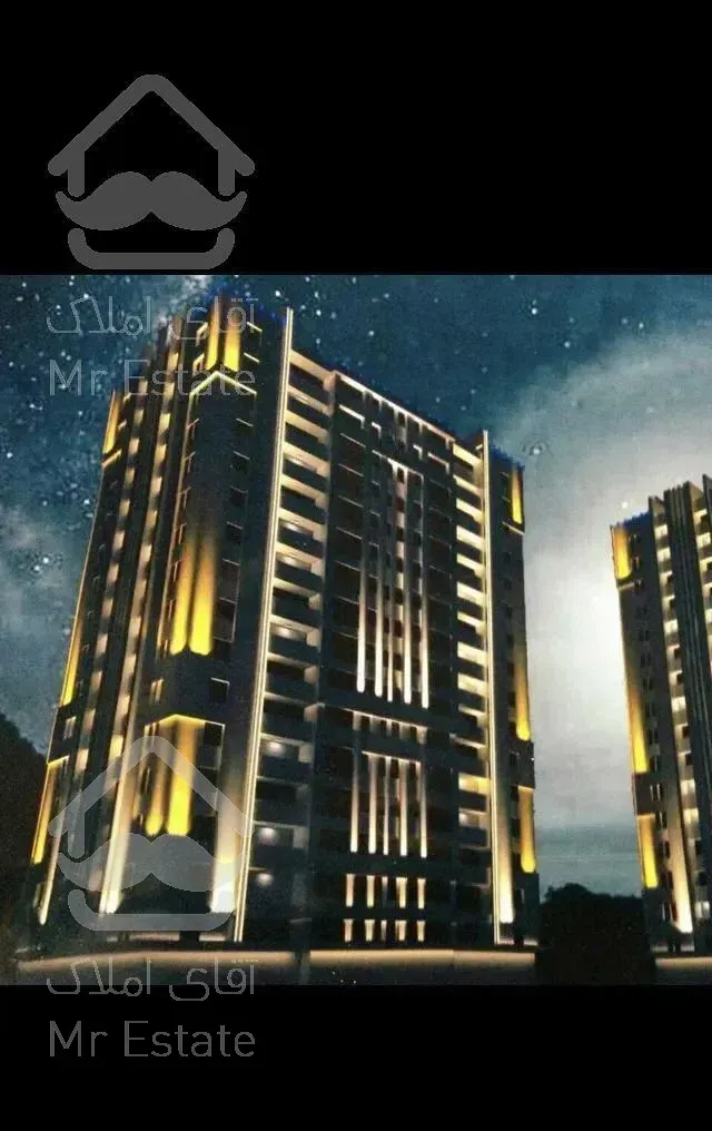 ۸۰متری  برجهای دوقلو ویو مستقیم دریاچه