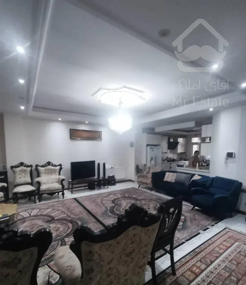 ۱۲۰ متر ۳ خواب سالن پرده خور