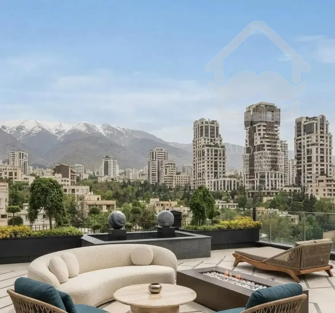 نیاوران سه خواب آپارتمان ویو ابدی مشاعات کامل