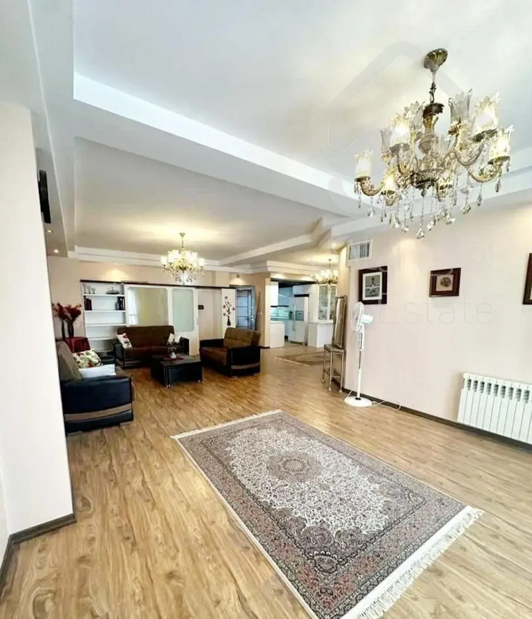 سه خوابه 130 متری گیشا بی‌نظیر و‌ پرنور