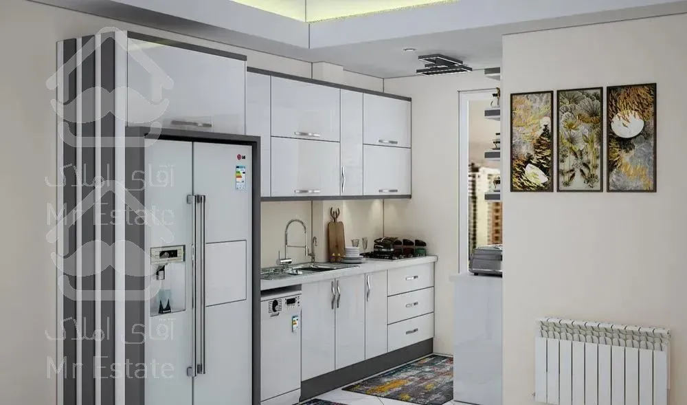 ۶۳ متر یکخوابه طبقه دوم پارکینگ آسانسور شیخ هادی